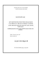 Kết hợp phương pháp phân đoạn bằng các điểm cực trị quan trọng và độ đo DTW cho bài toán dự báo dữ liệu chuỗi thời gian