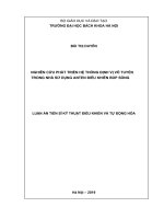 Nghiên cứu phát triển hệ thống định vị vô tuyến trong nhà sử dụng anten điều khiển búp sóng 