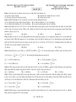 de thi hoc ki 1 lop 12 mon vat ly thpt nguyen trai