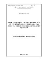 Thực trạng tuân thủ điều trị ARV, một số yếu tố liên quan và hiệu quả can thiệp tại một số phòng khám ngoại trú tại hà nội 