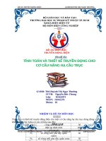 ĐỒ AN TRUYỀN ĐỘNG điện tự ĐỘNG rar