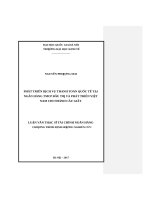 Phát triển dịch vụ thanh toán quốc tế tại ngân hàng TMCP đầu tư và phát triển việt nam 
