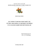 BIẾN ĐỔI SINH KẾ CỦA PHỤ NỮ Ở VÙNG CHUYỂN ĐỔI MỤC ĐÍCH SỬ DỤNG ĐẤT NÔNG NGHIỆP (Nghiên cứu trường hợp xã Đại Mạch, huyện Đông Anh, thành phố Hà Nội)