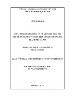 THỰC HÀNH QUYỀN CÔNG TỐ VÀ KIỂM SÁT ĐIỀU TRA CÁC VỤ ÁN MA TUÝ TỪ THỰC TIỄN HUYỆN CHƯƠNG MỸ, THÀNH PHỐ HÀ NỘI
