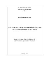 Quản lý dịch vụ chứng thực chữ ký số công cộng tại tổng công ty dịch vụ viễn thông (luận văn thạc sỹ quản trị quản lý) 
