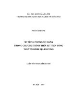SỬ DỤNG PHÓNG SỰ NGẮN TRONG CHƯƠNG TRÌNH THỜI SỰ TRÊN SÓNG TRUYỀN HÌNH ĐỊA PHƯƠNG