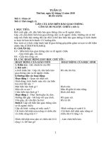 Giáo án môn phụ TUẦN 15  tiểu học