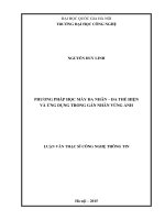 Phương pháp học máy đa nhãn – đa thể hiện và ứng dụng trong gán nhãn vùng ảnh 