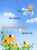 bài giang tho lam bac si