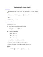 Tổng hợp lý thuyết chương 1 đại số 7