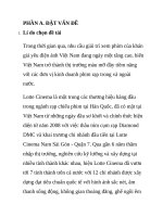 Báo cáo Marketing dịch vụ xem phim lotte cinema