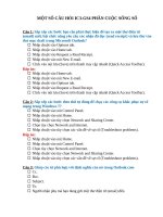 Cau Hoi Trac Nghiem phanc