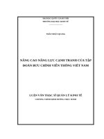 Nâng cao năng lực cạnh tranh của tập đoàn bưu chính viễn thông việt nam 