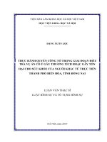 luận văn thạc sĩ thực hành quyền công tố trong giai đoạn điều tra vụ án cố ý gây thương tích hoặc gây tổn hại cho sức khỏe của người khác từ thực tiễn thành phố biên hòa, tỉnh đồng nai 