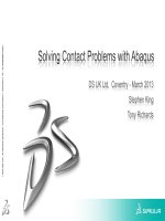 Solving Contact Problems with Abaqus