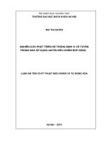Nghiên cứu phát triển hệ thống định vị vô tuyến trong nhà sử dụng anten điều khiển búp sóng 