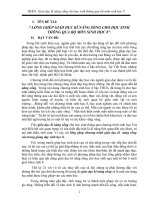 skkn LỒNG GHÉP GIÁO dục kĩ NĂNG SỐNG CHO học SINH THÔNG QUA bộ môn SINH học 8