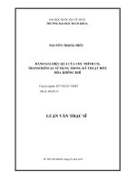 Đánh giá hiệu quả của chu trình CO2 transcritical sử dụng trong kỹ thuật điều hòa không khí