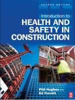 Introduction to Health and Safety in Construction - Giới thiệu về Sức khỏe và An toàn trong Xây dựng , Cẩm nang dành cho các chuyên gia xây dựng và sinh viên về NEBOSH