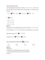 (trường chuyên) 135 câu tích phân nguyên hàm  năm  2018