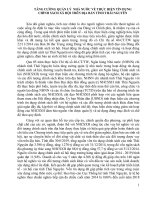 TĂNG CƯỜNG QUẢN LÝ  NHÀ NƯỚC VỀ THỰC HIỆN TÍN DỤNG CHÍNH SÁCH XÃ HỘI TRÊN ĐỊA BÀN TỈNH THÁI NGUYÊN