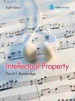 Intellectual Property 8th Edition by David Bainbridge