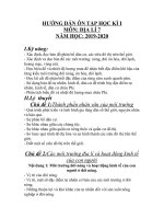 HƯỚNG DẪN ÔN TẬP HKI MÔN ĐỊA LÝ 7