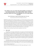 TÁC ĐỘNG CỦA CÁC YẾU TỐ LỢI ÍCH ĐẾN SỰ THAM GIA CỦA KHÁCH HÀNG VÀO CỘNG ĐỒNG TRỰC TUYẾN: NGHIÊN CỨU TRƯỜNG HỢP FAN PAGE FACEBOOK CỦA CÁC NHÀ HÀNG TẠI HUẾ
