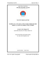 NGHIÊN CỨU, ỨNG DỤNG CÔNG NGHỆ HYBRID ĐỂ ĐIỀU KHIỂN VÀ GIÁM SÁT ROBOT CÔNG NGHIỆP