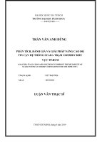 Phân tích, đánh giá và giải pháp nâng cao độ tin cậy hệ thống scada trạm 110/220KV khu vực Tp. HCM