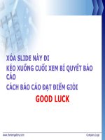 Slide bảo vệ đồ án tốt nghiệp thiết kế website chuẩn seo đạt điểm giỏi