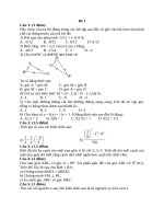 đề thi học kì I toán lớp 7