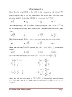 đề thi thử sô 8 toán phth quốc gia môn toán 2020 có đáp án