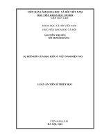 Sự biến đổi của đạo hiếu ở việt nam hiện nay 