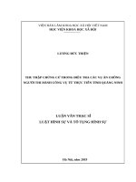 Thu thập chứng cứ trong điều tra các vụ án chống người thi hành công vụ từ thực tiễn tỉnh quảng ninh 
