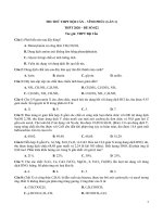 14 đề thi thử THPT quốc gia môn hóa học năm 2020 có lời giải chi tiết