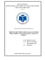 Đồ án phân loại sản phẩm theo chiều cao sử dụng cánh tay ROBOT (KHÍ NÉN) lập trình bằng PLC MISUBISHI