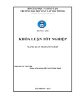 Khóa luận tốt nghiệp Quản trị doanh nghiệp: Phân tích thực trạng và một số biện pháp cải thiện tình hình tài chính tại Công ty Cổ phần Thương mại và Sản xuất Ban Mai