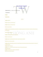 Học tốt tiếng Anh 8 Unit 2