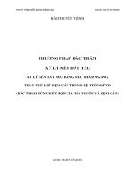 xử lý nền đất yếu bằng bấc thấm ngang