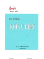 Giáo Trình Hệ Khí Cụ Điện