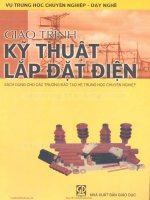 giáo trình kĩ thuật lắp đặt điện