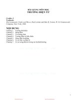 Bài Giảng Môn Học Trường Điện Từ