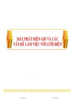 giáo trình máy phát điện gió