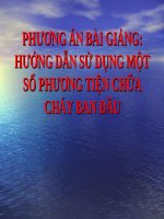 Huong dan sử dụng phuong tien PCCC