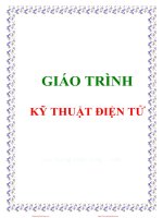 Giáo Trình Kỹ Thuật Điện Tử