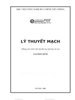 giáo trình lý thuyết mạch