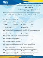 DE THI THU THPT QUOC GIA MON HOA   LAN 2   NAM 2020 