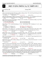 Đề số 57. Phóng xạ tự nhiên số 3