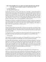 ĐỀ CƯƠNG NGHIÊN CỨU CÁC NHÂN TỐ ẢNH HƯỞNG ĐẾN MỨC ĐỘ ĐÁP ỨNG TIÊU CHUẨN NGHỀ DU LỊCH CỦA HƯỚNG DẪN VIÊN